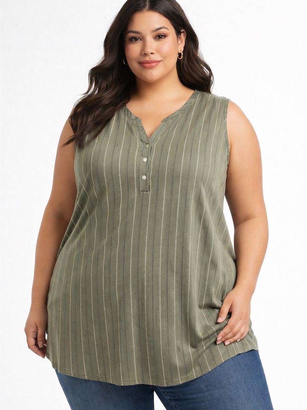 5/$25 2 Dye 4 Sleeveless Blouse Size 3X